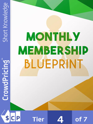 cover image of Monthly Membership Blueprint